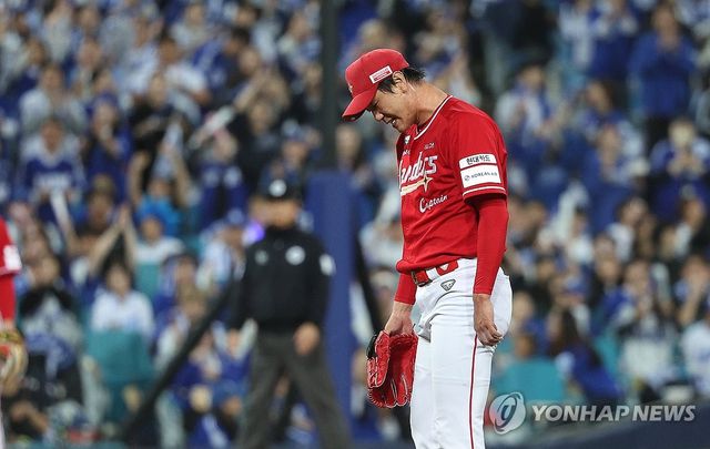 김광현 '연속 볼넷'