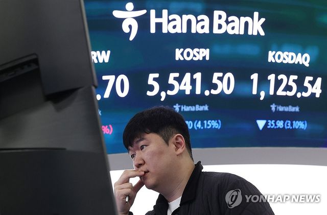 코스피 급락에 매도 사이드카 발동