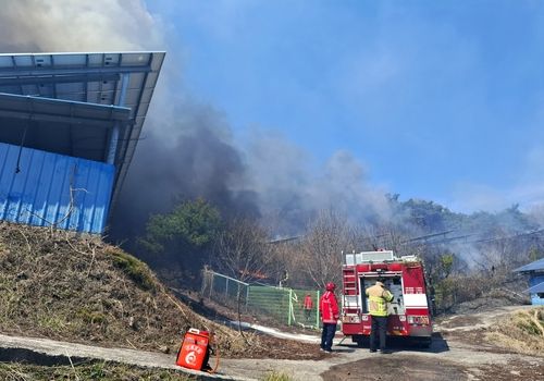 전남 화순군 동면 산불