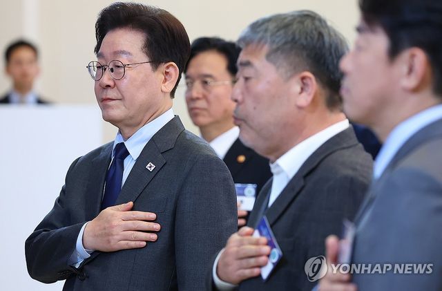 이재명 대통령, 한국노총 초청간담회 참석