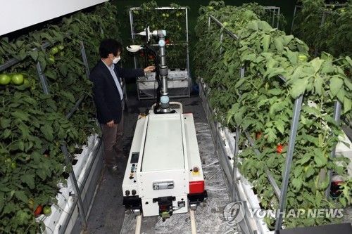 온실용 수확 로봇