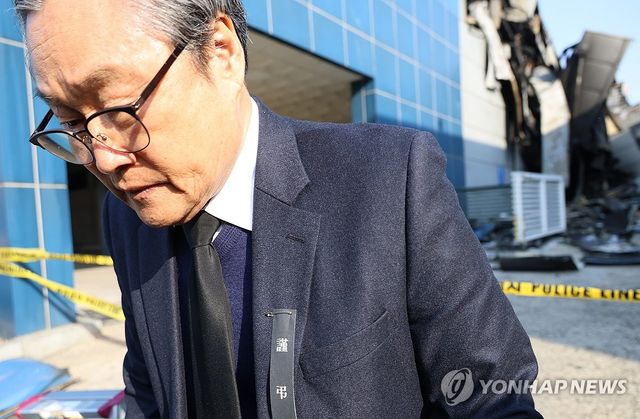 조사받고 떠나는 안전공업 손주환 대표이사