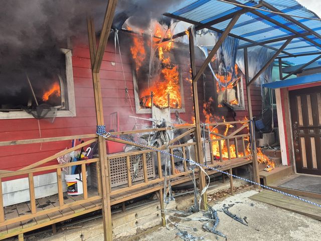 진도 주택 화재