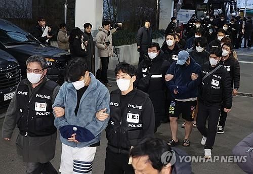 올해 1월 국내 송환된 캄보디아 범죄 가담자