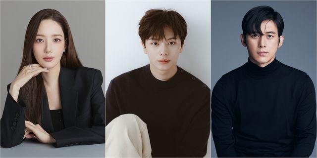 배우 박민영, 육성재, 고수(왼쪽부터)