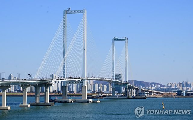 인천 청라하늘대교 전경