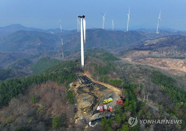 멈춰선 영덕 풍력발전단지