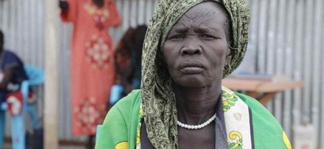 남수단 종글레이주 일곱 아이의 어머니 라키엘 씨