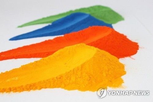 페인트의 분체 도료 