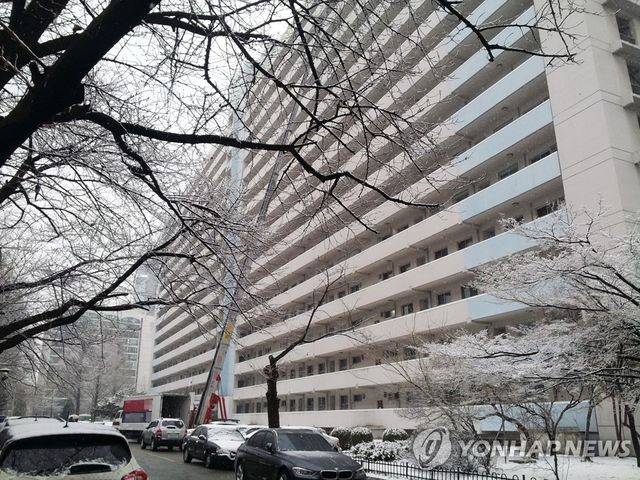 눈 오는 날 이사