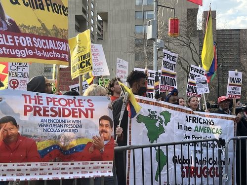 "마두로를 석방하라"