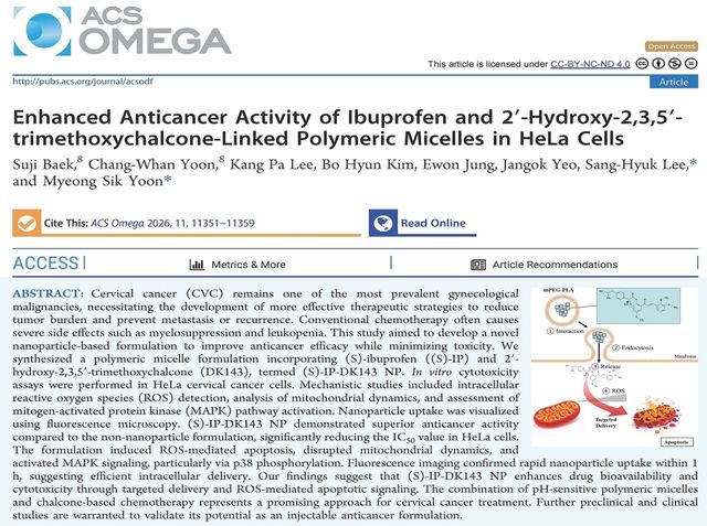 연구 결과가 게재된 학술지