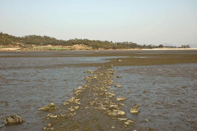 신안 팔금도 거사리의 노둣길