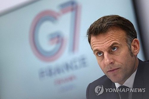 올해 G7 의장국인 프랑스의 마크롱 대통령