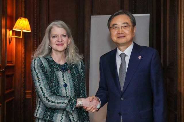 조현 외교부 장관, 미국 국무부 정무차관 접견