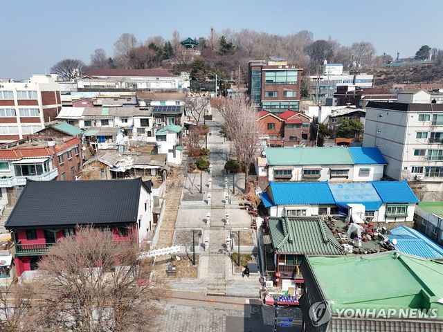 인천 자유공원 청일 조계지 계단