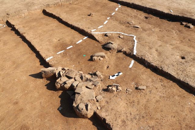 대옹 출토 상태