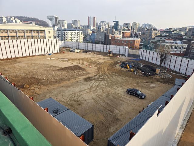 화곡초 지하공영주차장 공사