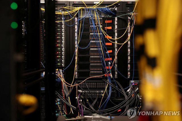 데이터센터의 전산 설비 [자료 사진] 