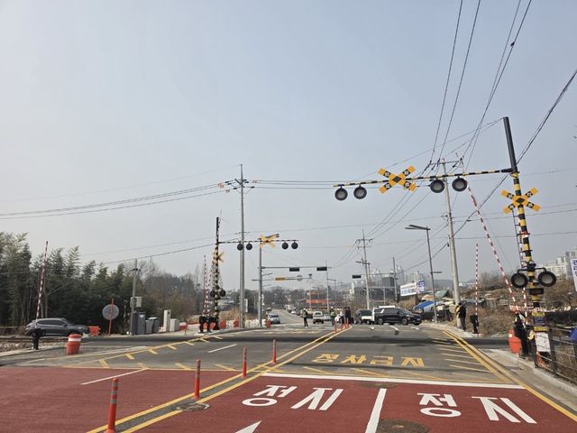 대전 석봉2 건널목 