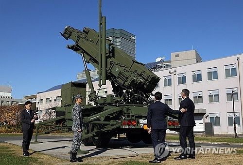일본 방위성에 전시된 PAC-3