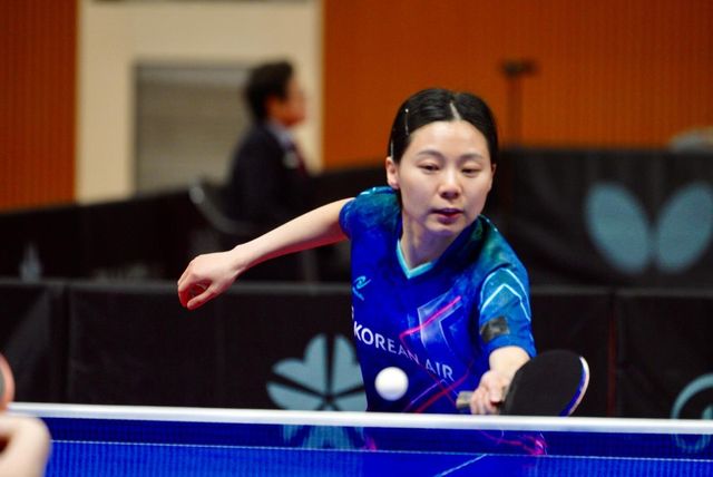 종별탁구선수권 여자 일반부 단식 결승에 나선 최효주