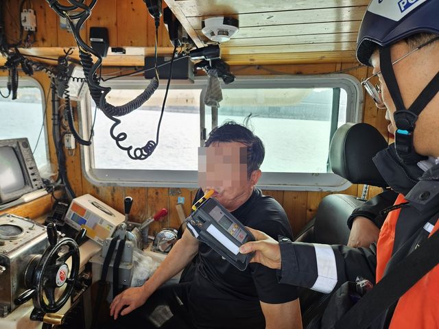 음주 운항한 선장