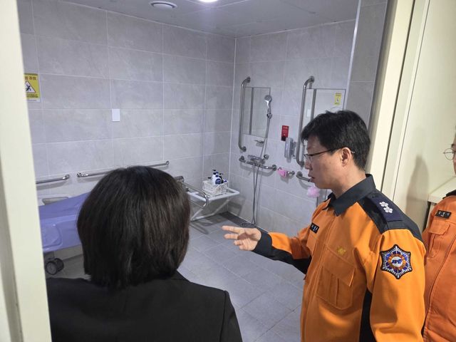 현장 점검 나선 오승훈 강원소방본부장