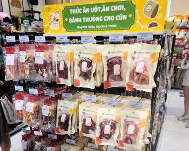 베트남 매장 내 네츄럴코어 제품