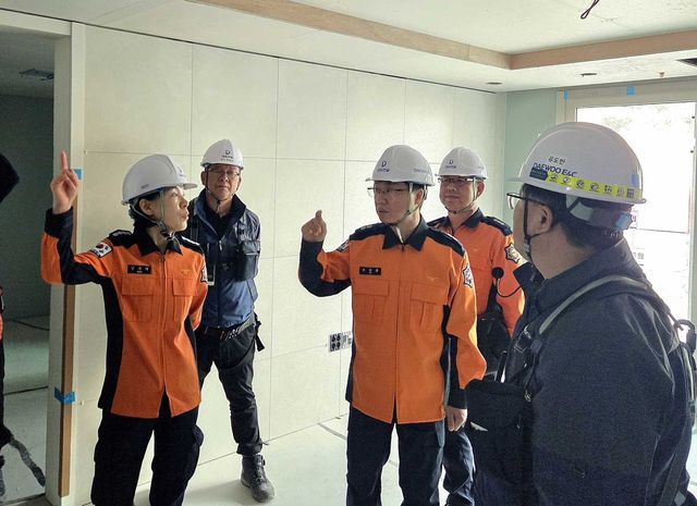 현장 점검 나선 오승훈 강원소방본부장