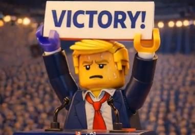 도널드 트럼프 미국 대통령을 조롱하는 이란의 선전 동영상 [이란 선전영상 캡처. 재판매 및 DB 금지]