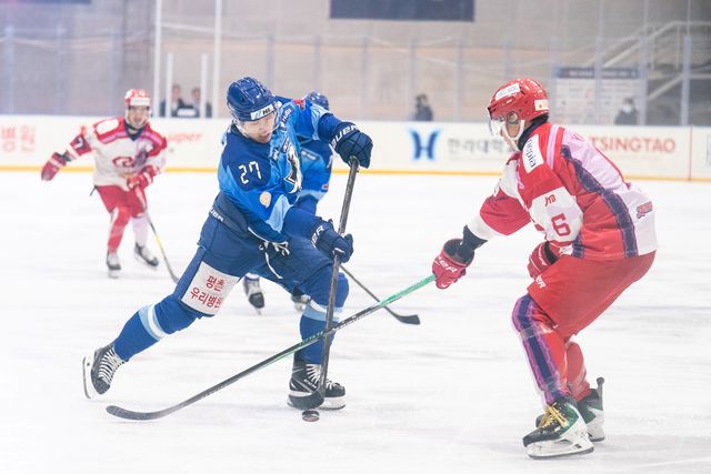 파이널 1차전에서 역전패한 HL 안양