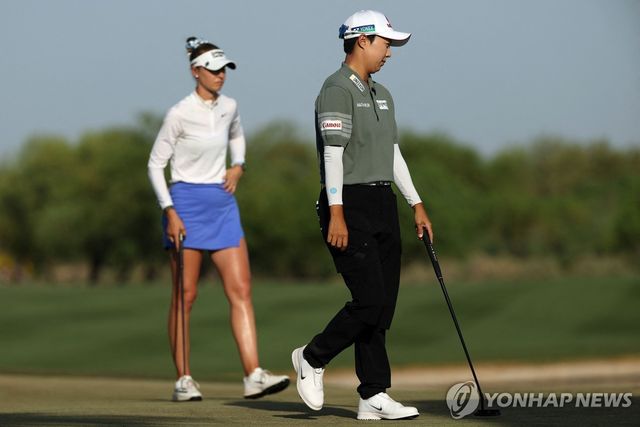 김효주(오른쪽)와 코르다