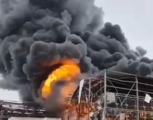 이스라엘 화학 공장서 화재