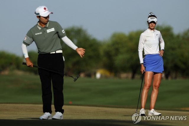 김효주(왼쪽)와 코르다