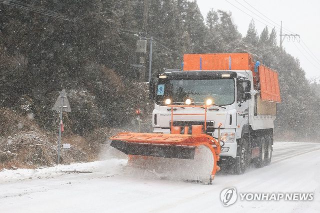 대설특보 내려진 제주