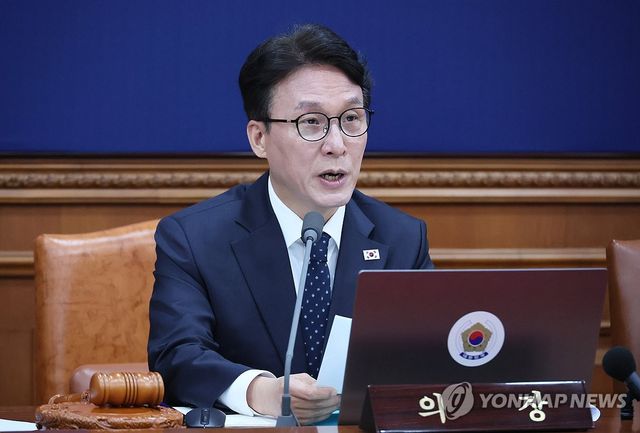 김민석 총리, 임시국무회의 발언