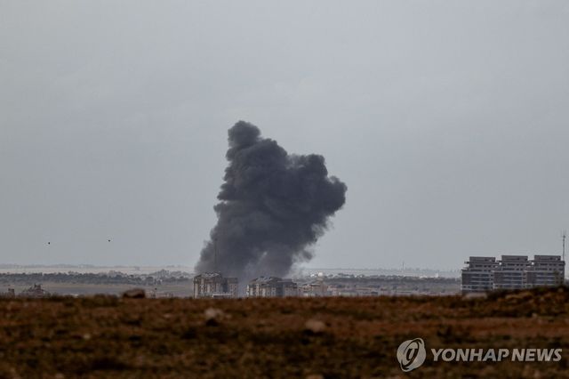 이스라엘 남부를 강타한 이란 미사일 