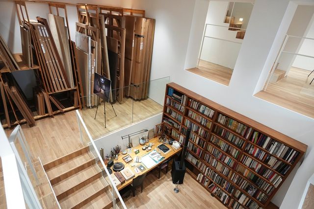 '김창열 화가의 집' 내부 모습