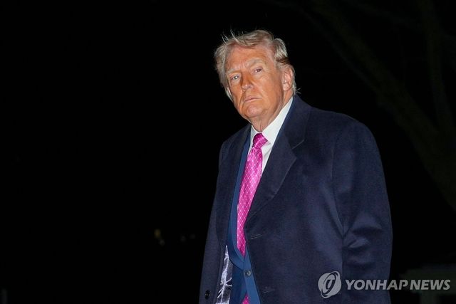 도널드 트럼프 미국 대통령