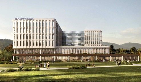 경남 서부의료원 조감도