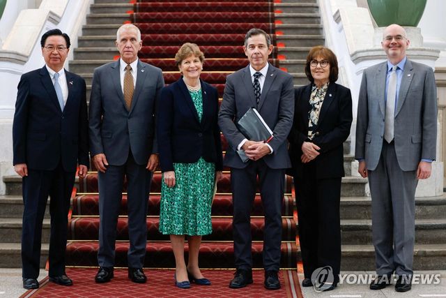 대만 방문한 미국 상원 대표단