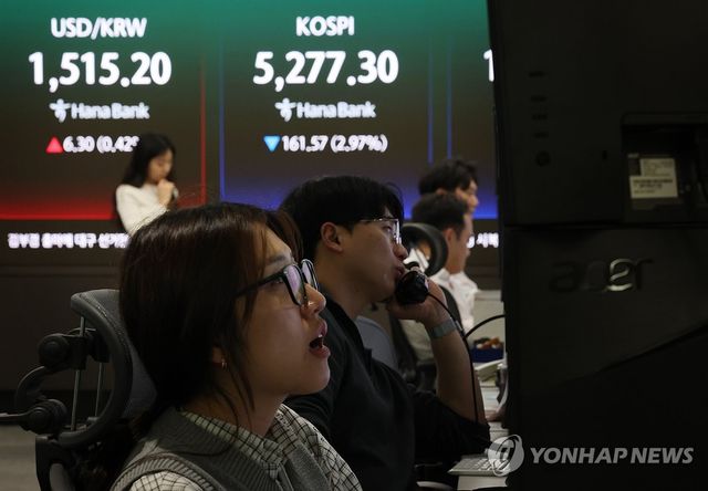 환율 ‘쑥’ 코스피 ‘뚝’
