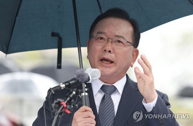 김부겸, 2·28공원에서 대구시장 출마 선언