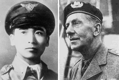 김현일 공군 대위(왼쪽)와 제임스 파워 칸 영국 육군 중령