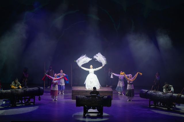 뗏꾼 공연 모습