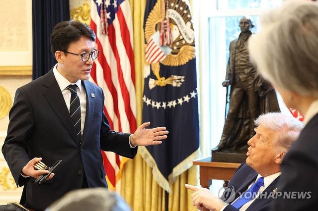 트럼프 대통령 만난 김민석 국무총리