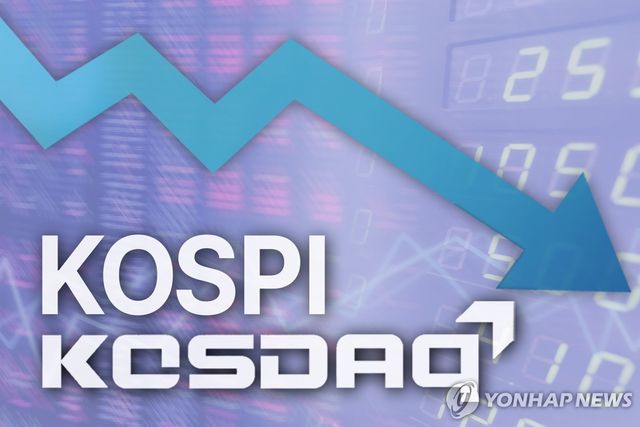 코스피·코스닥 하락 (PG)