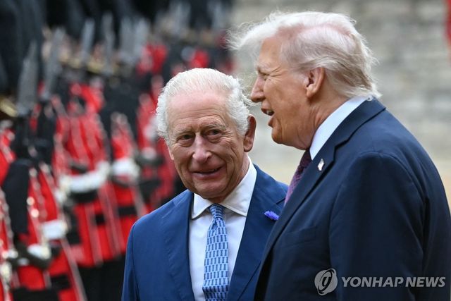 2025년 9월 영국을 국빈 방문한 트럼프