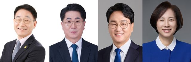 박효진·성기선·안민석·유은혜 경기도교육감 예비후보 (가나다 순)